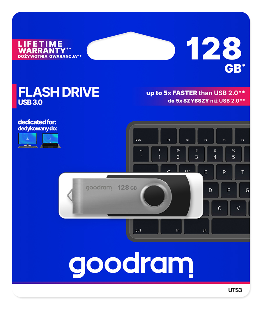 

Pendrive GoodRam Twister 128GB USB3.0 UTS3