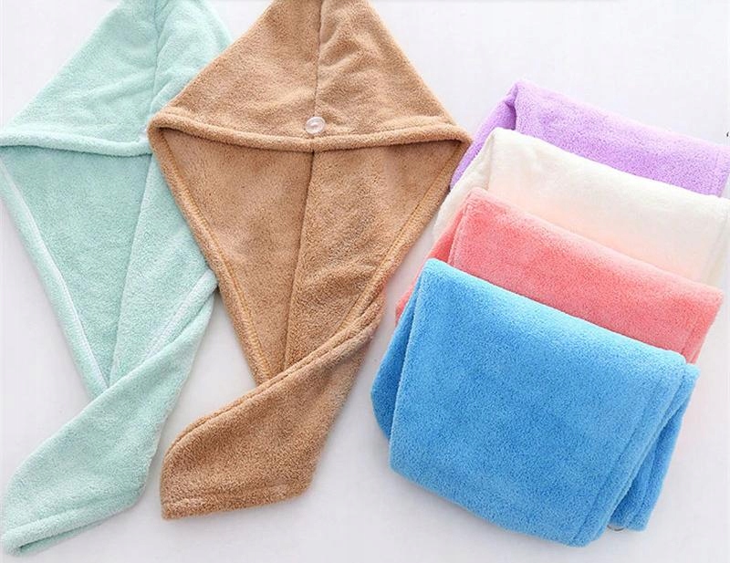 RĘCZNIK NA GŁOWĘ TURBAN Z MIKROFIBRY DO WŁOSÓW Długość 55 cm