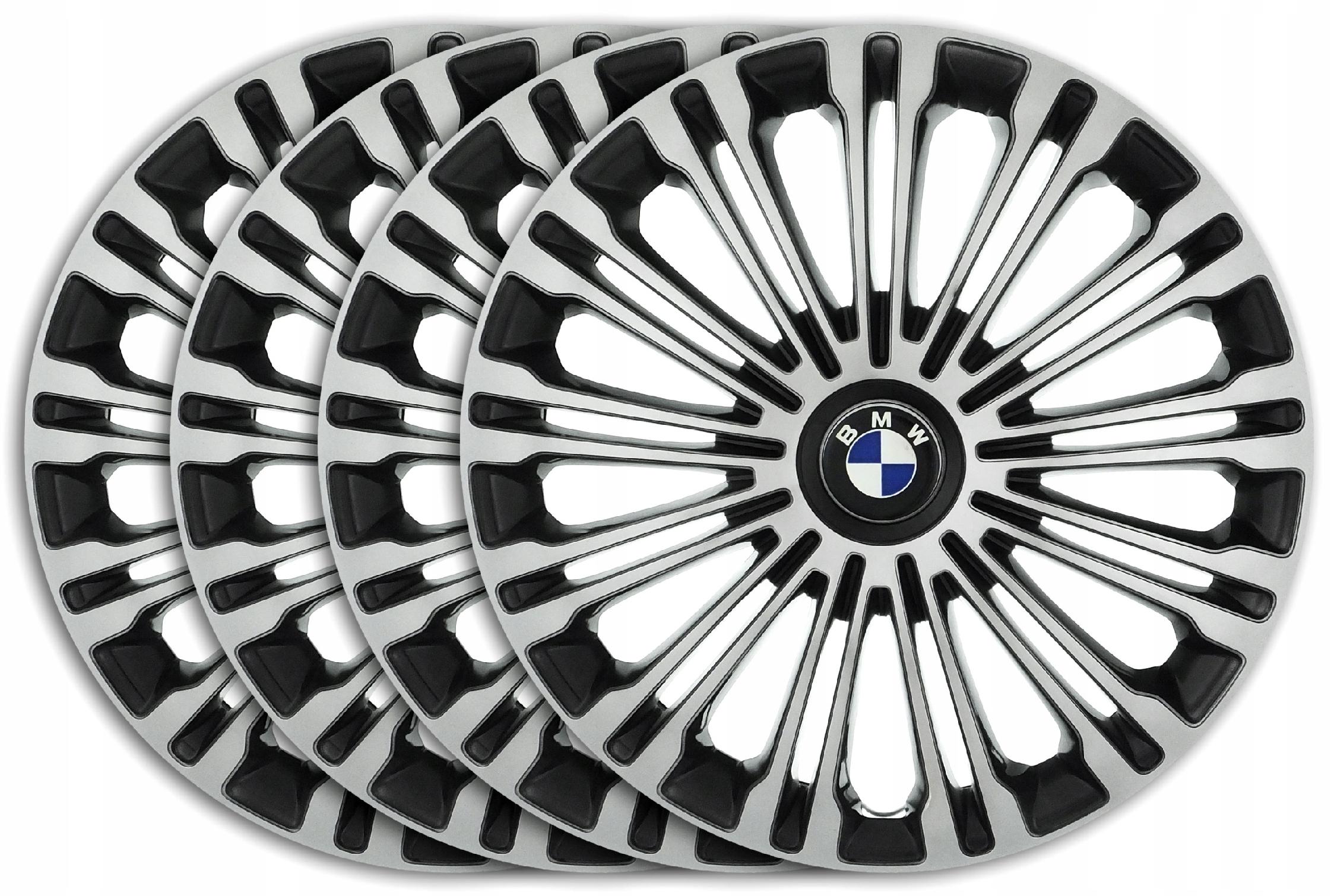 Puklice 17 pre Bmw E46 E90 F30 E60 E61 X1 Čierne Vnt