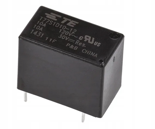 

Przekaźnik 12V Spst 10A TEConnectivity T77S1D10-12