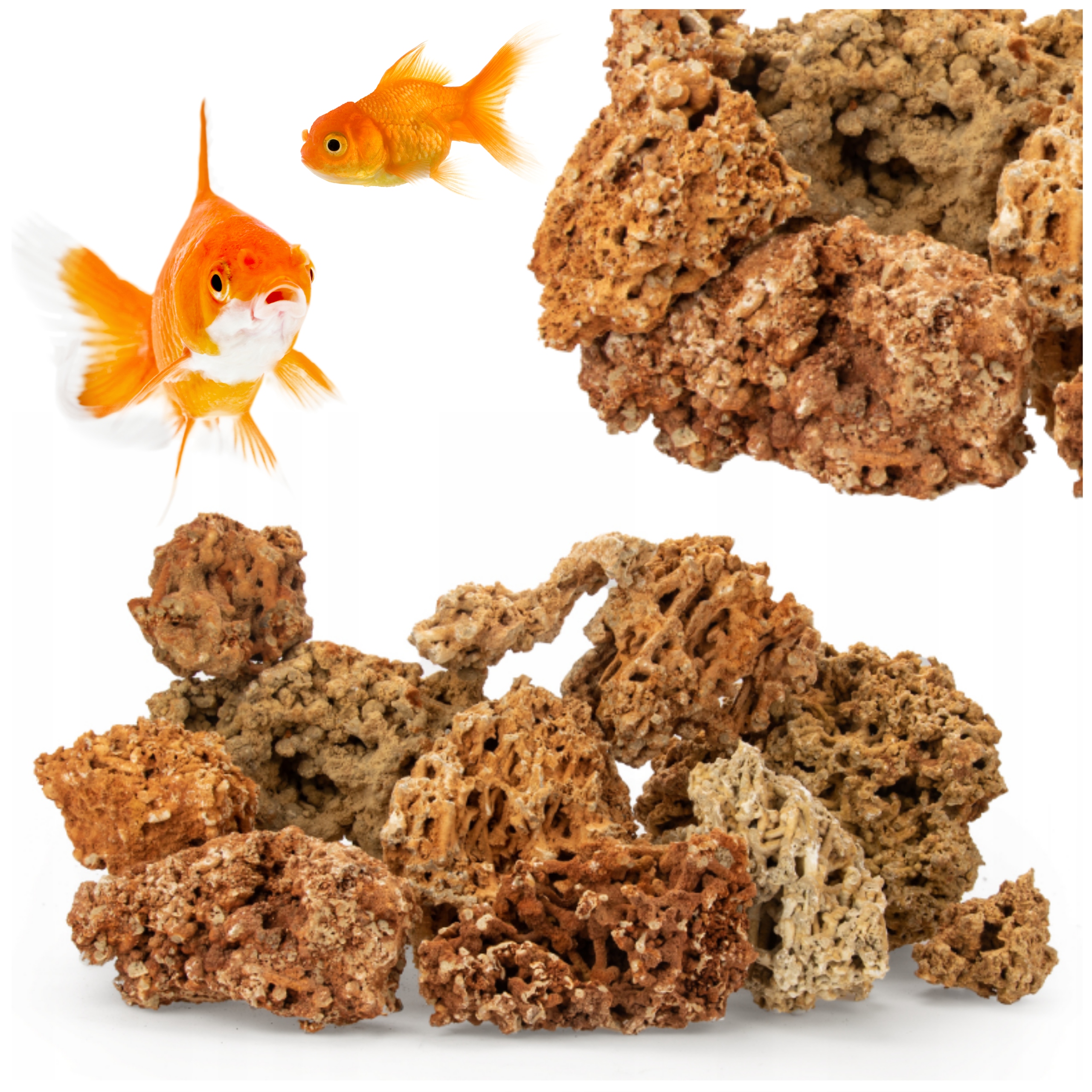 Kámen Do Akvária Korálový Vápenec MIX Sada 10 Kg