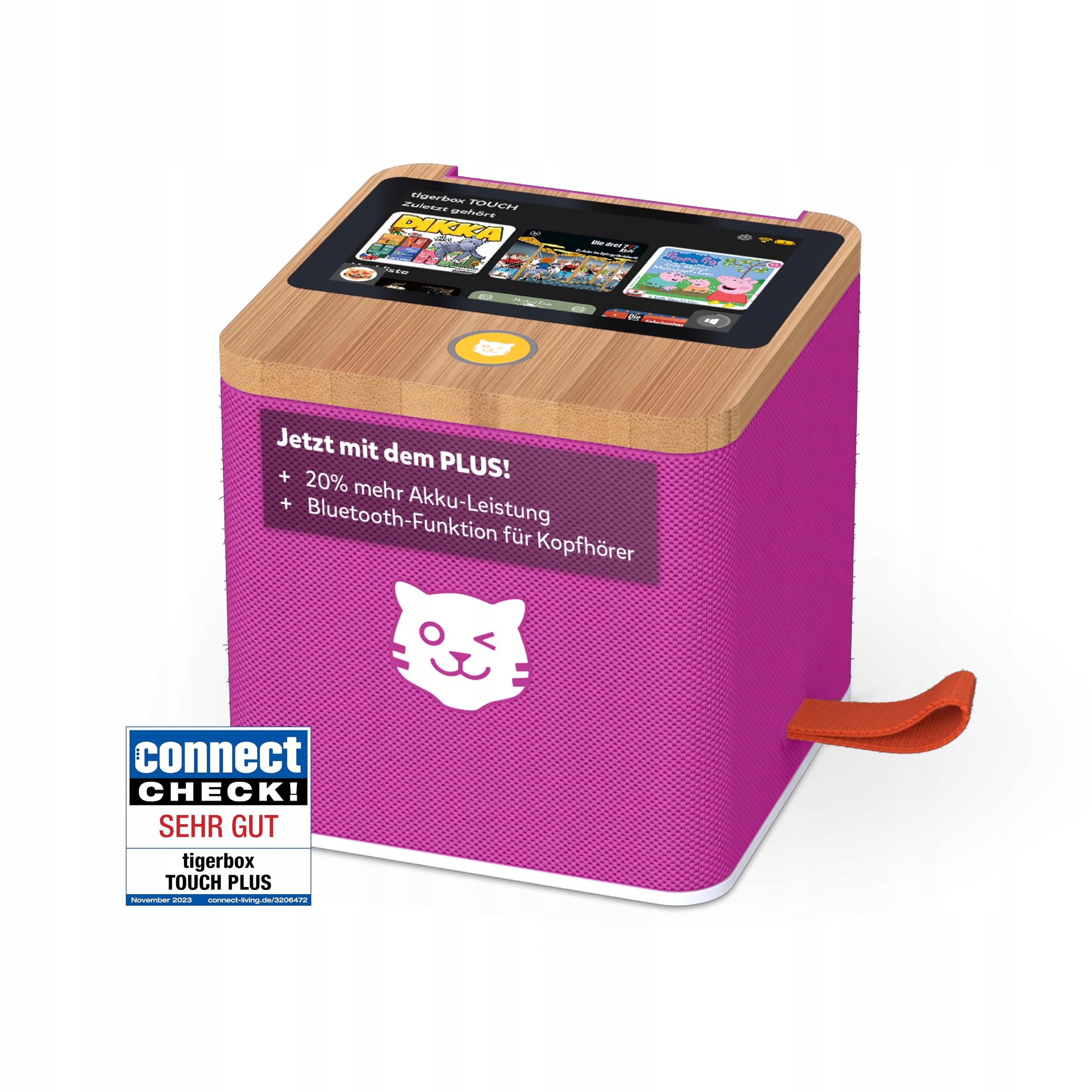 Přenosný Reproduktor Pro Děti Tigermedia Tigerbox Touch Fialový Německý