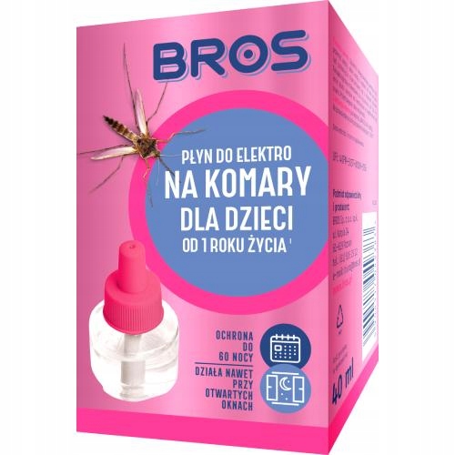 

Bros Płyn na komary do Elektro dla dzieci, 40ml