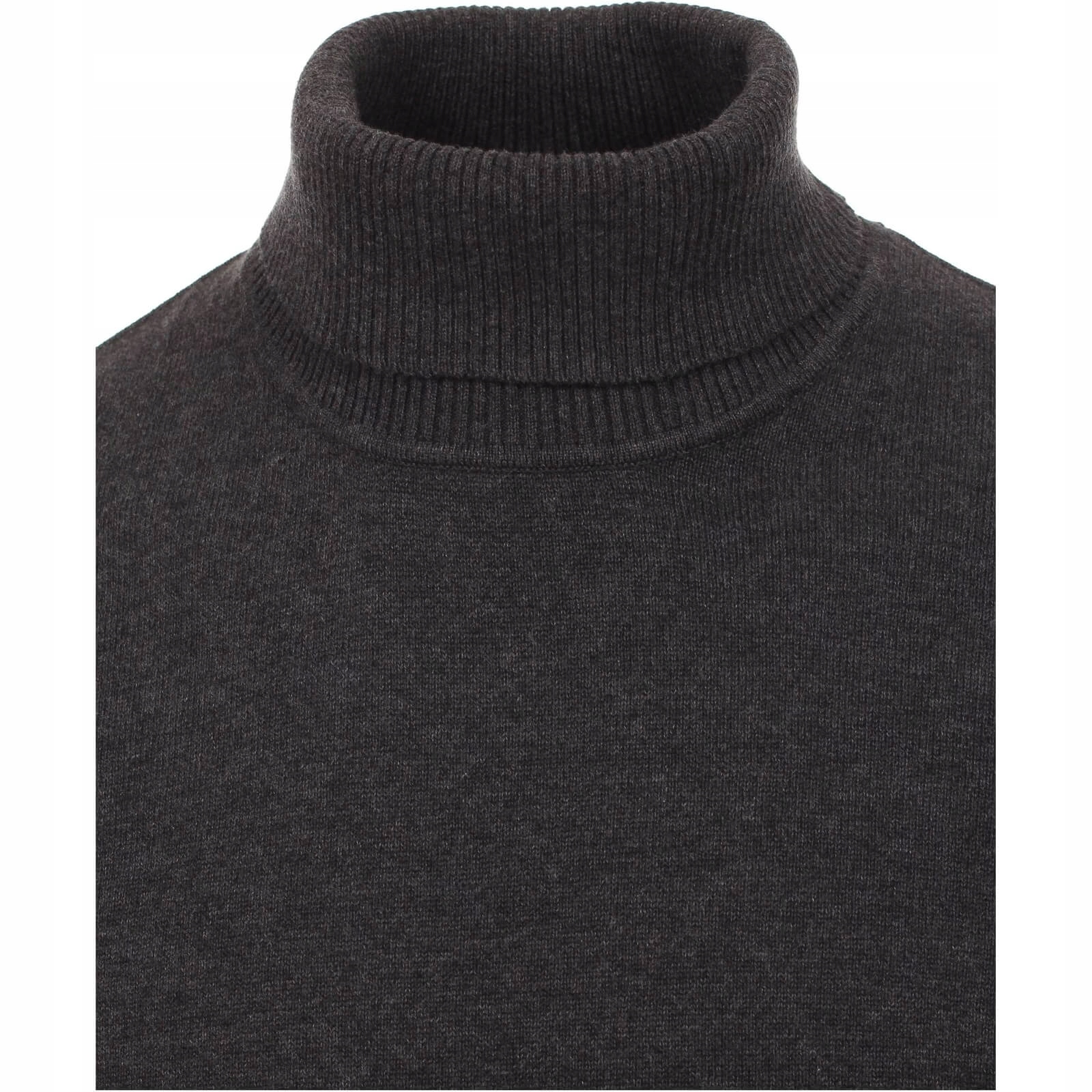 

sweter golf męski bawełna Redmond 2XL ciemno-szary