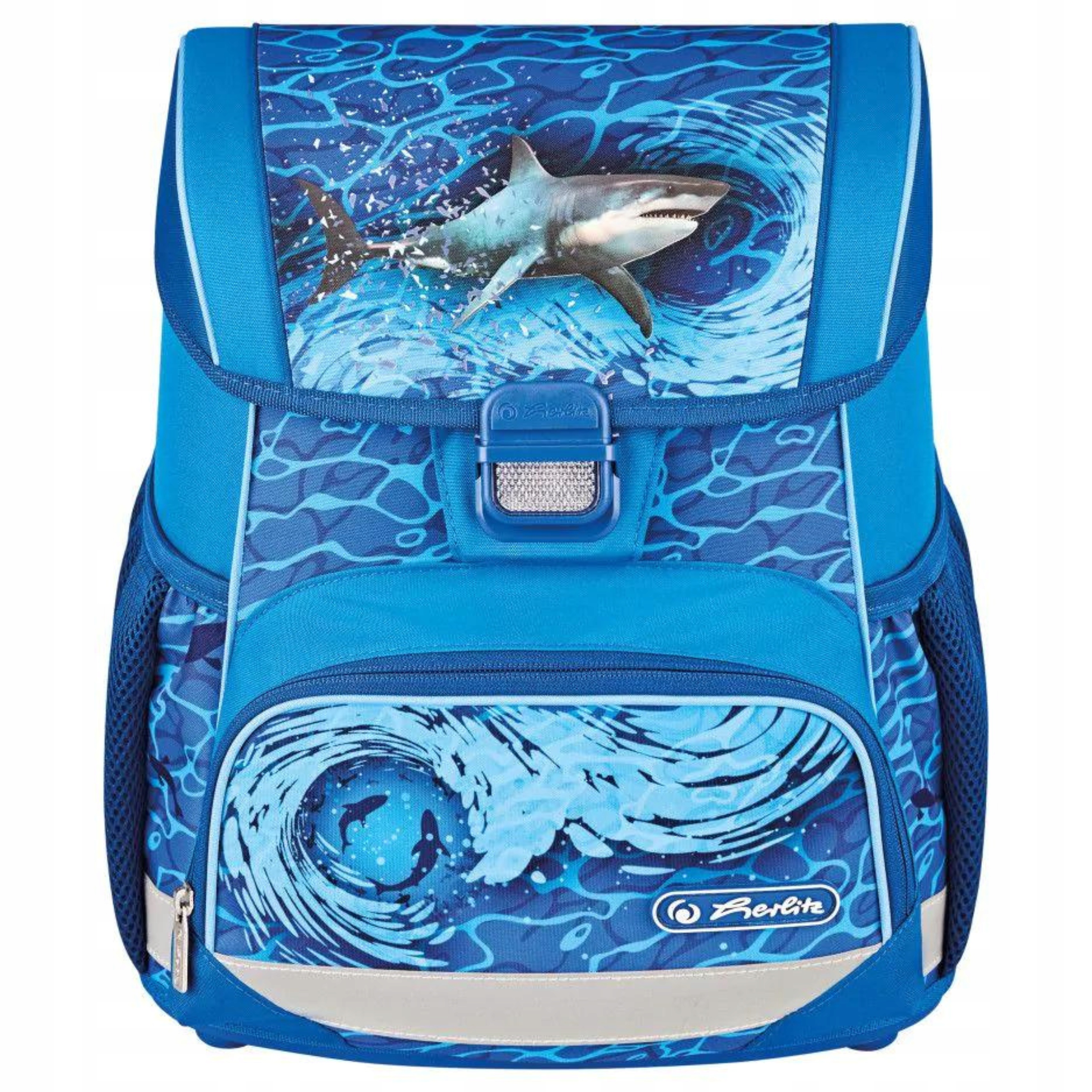 Plecak szkolny zestaw Herlitz Loop Blue Shark Plus EAN (GTIN) 4008110345116