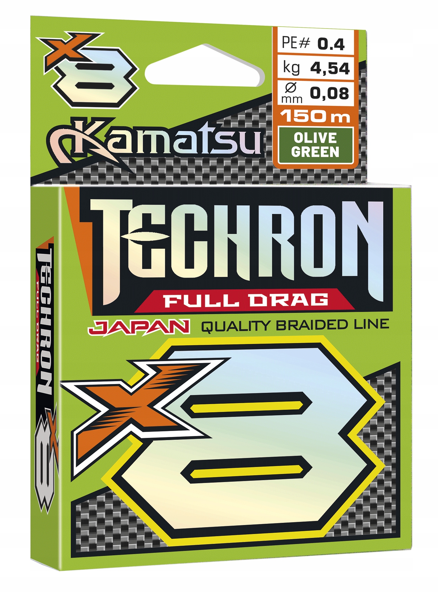 Plecionka Konger Techron Full Drag X8 0,18 mm 150m