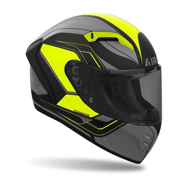 KASK MOTOCYKLOWY AIROH CONNOR DUNK YELLOW MATT XL Rozmiar XL