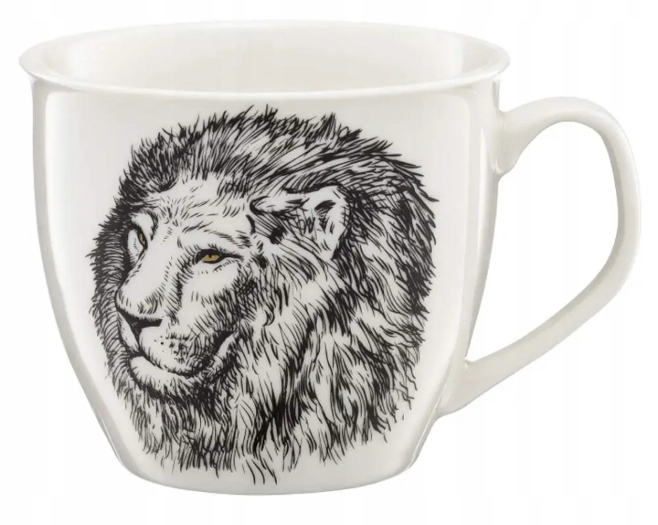 

Ambition Duży Kubek Porcelanowy Wild Lion 550ML