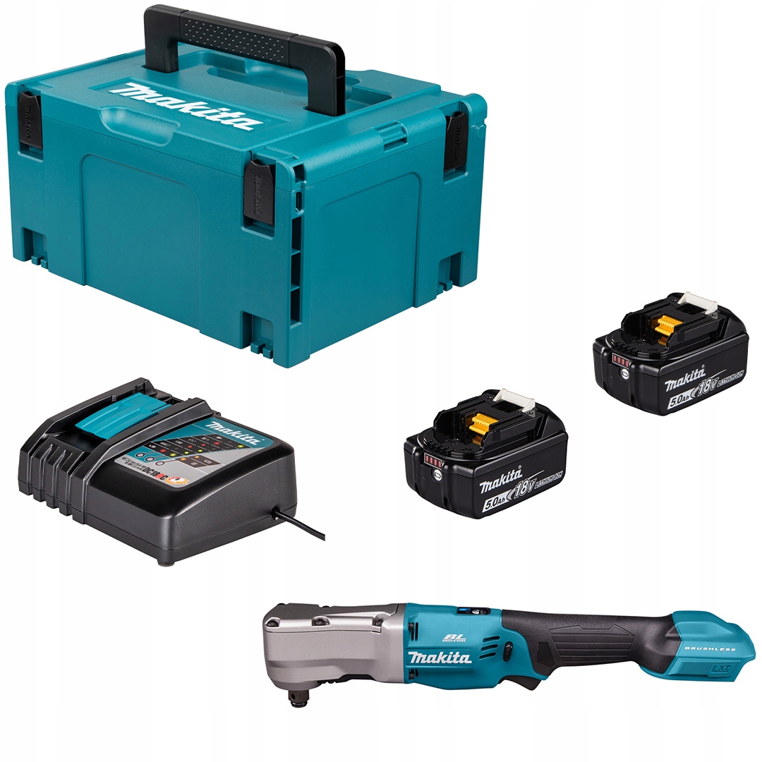 Akumulátorový uhlový skrutkovač Makita DTL300RTJ 2x5Ah 18V Xpt kufor