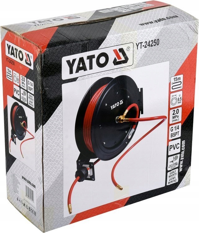 WĄŻ PNEUMATYCZNY PRZEWÓD zwijak 9,5mm x 15m YATO Marka Yato