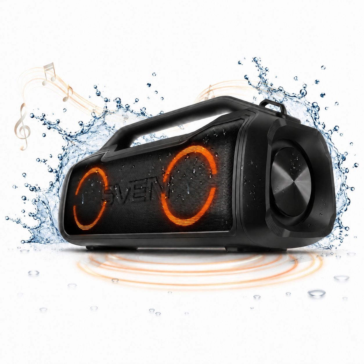 Sven PS-390 bezdrátový přenosný reproduktor Bluetooth 50W, IPx5, Rgb