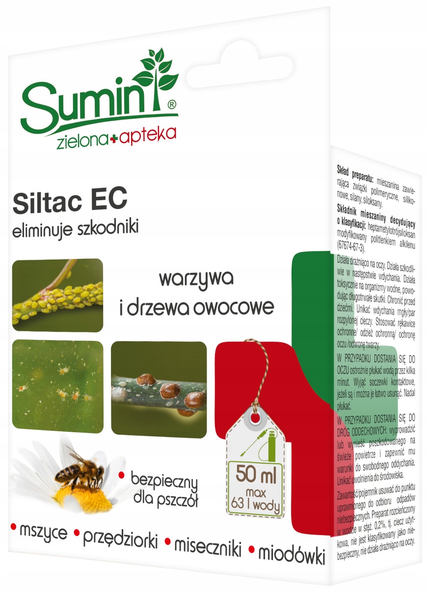 

Sumin Siltac Ec zwalcza przędziorki mszyce 50 ml