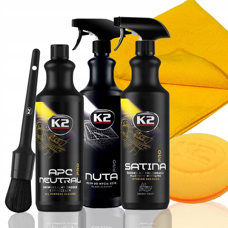 K2 Pro Sada Na Čištění Interiéru Auta+bonus