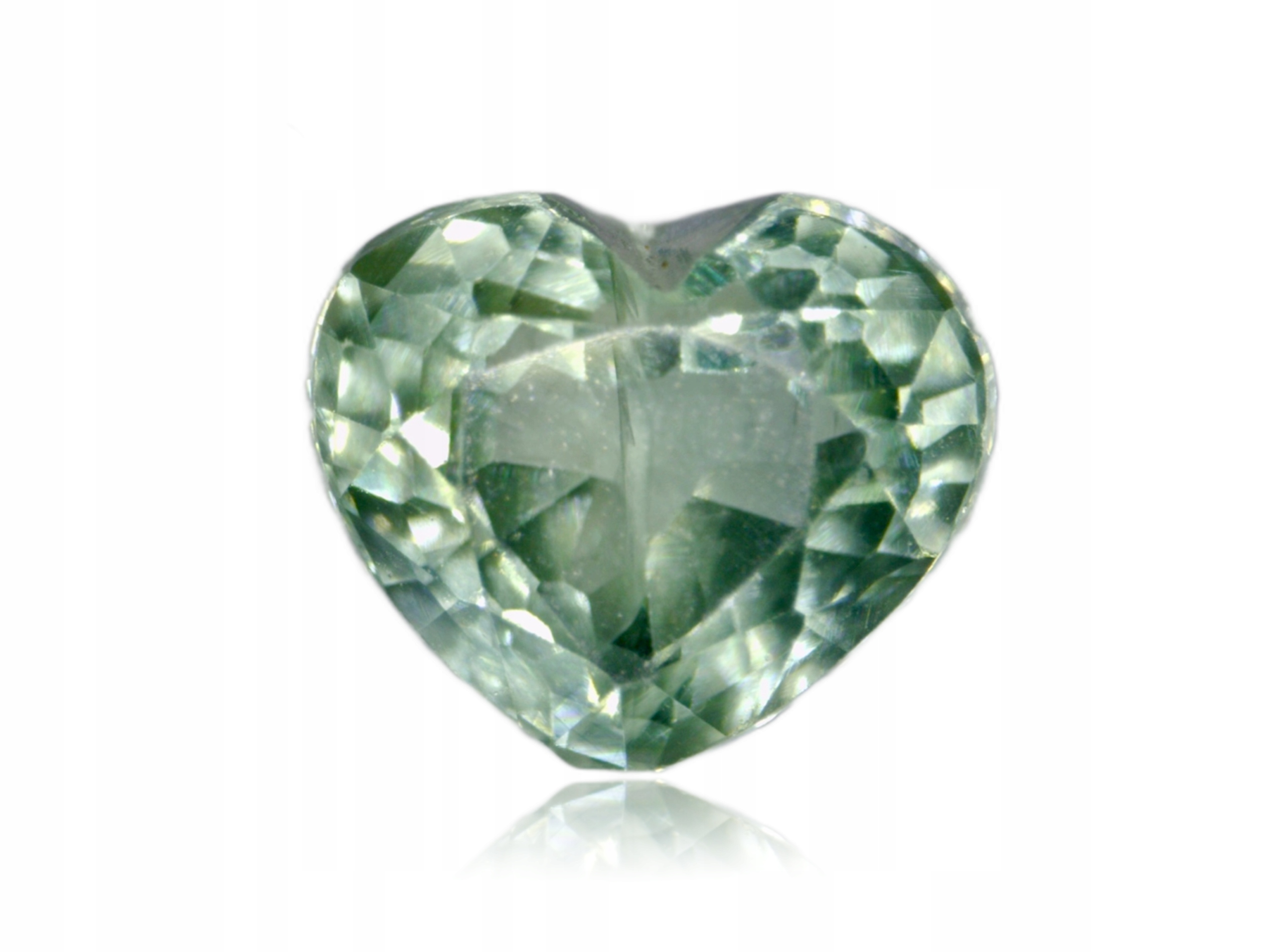 Safír 0.34ct Zelené srdce eCertifikát Wbd
