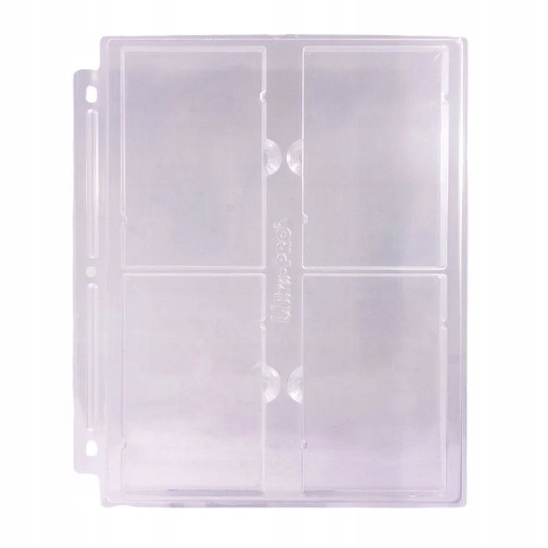 Strona Do Segregatora Ultra Pro 4-Pocket Graded Beckett Slabs Przezroczysta