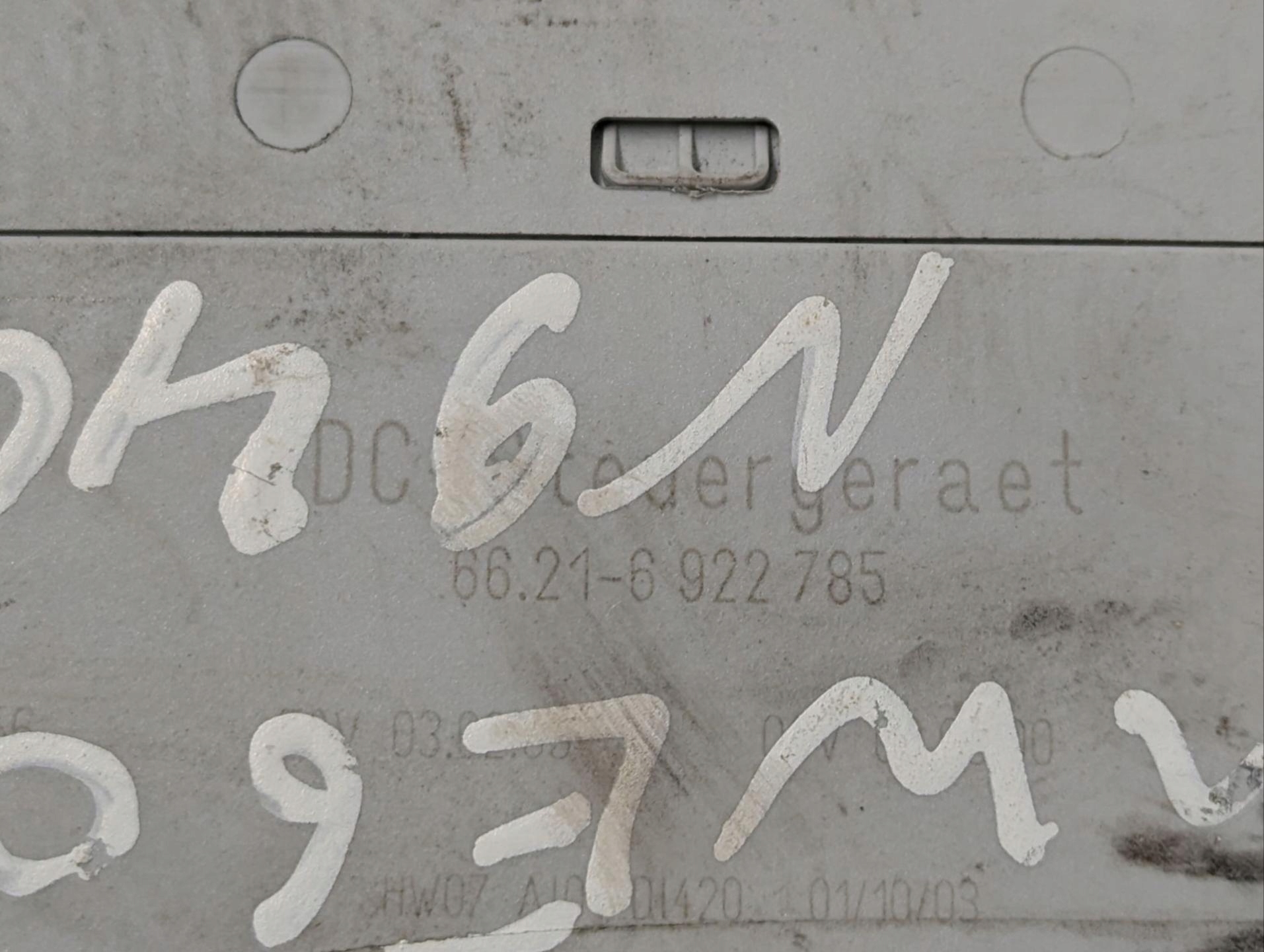 Bedienteil czujnikow Parken BMW 5 E60/E61 E60 2003 6922785