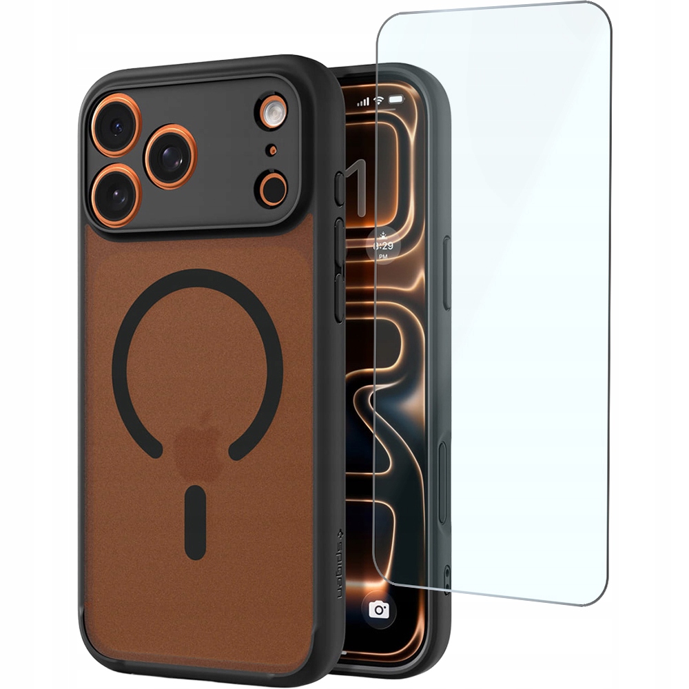Etui ochronne do iPhone 17 Pro, Spigen Ultra Hybrid do MagSafe case szkło