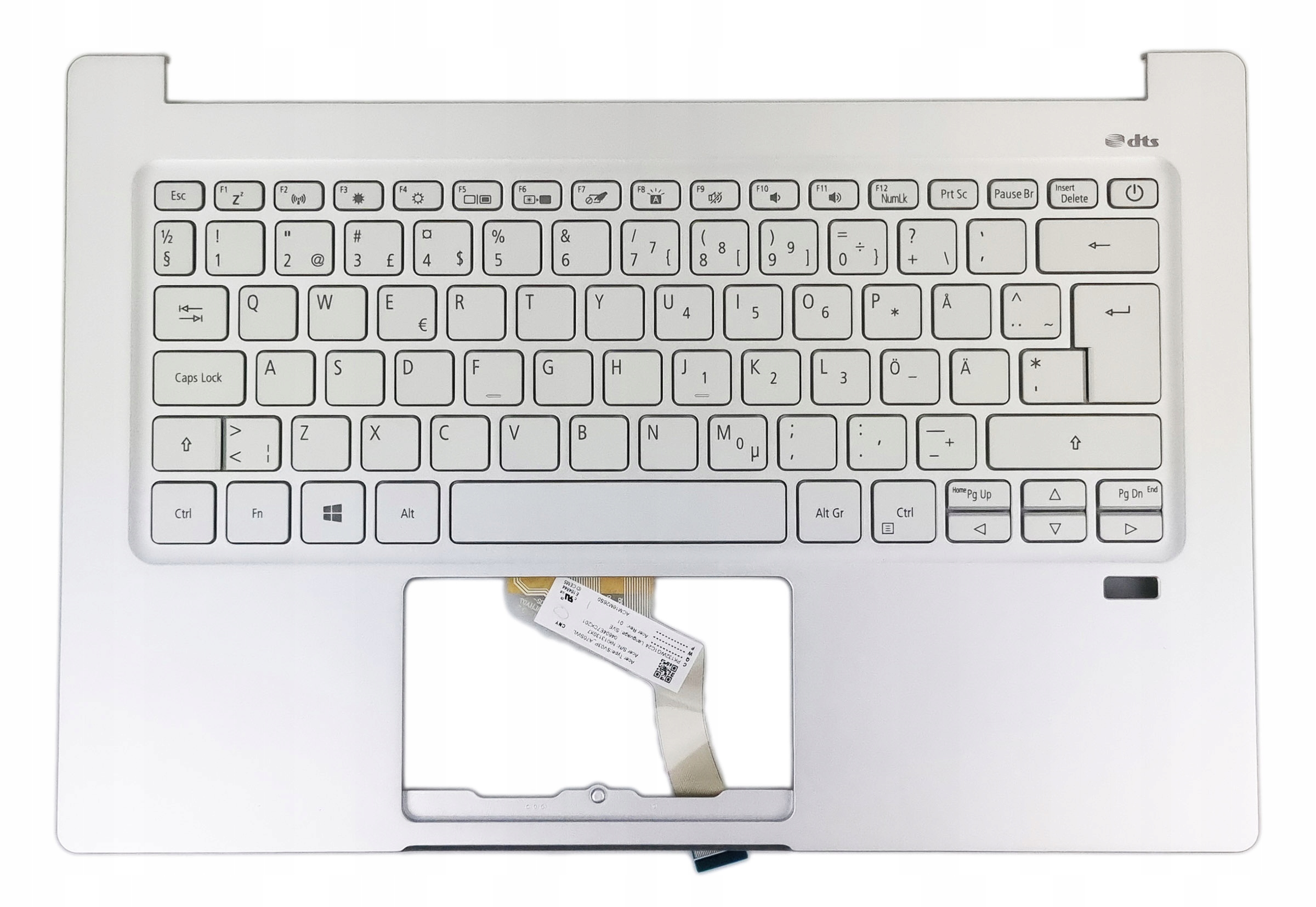 Nová Krytka Klávesnice Pre Notebook Acer Swift SF314-42 SF314-59 Švédska