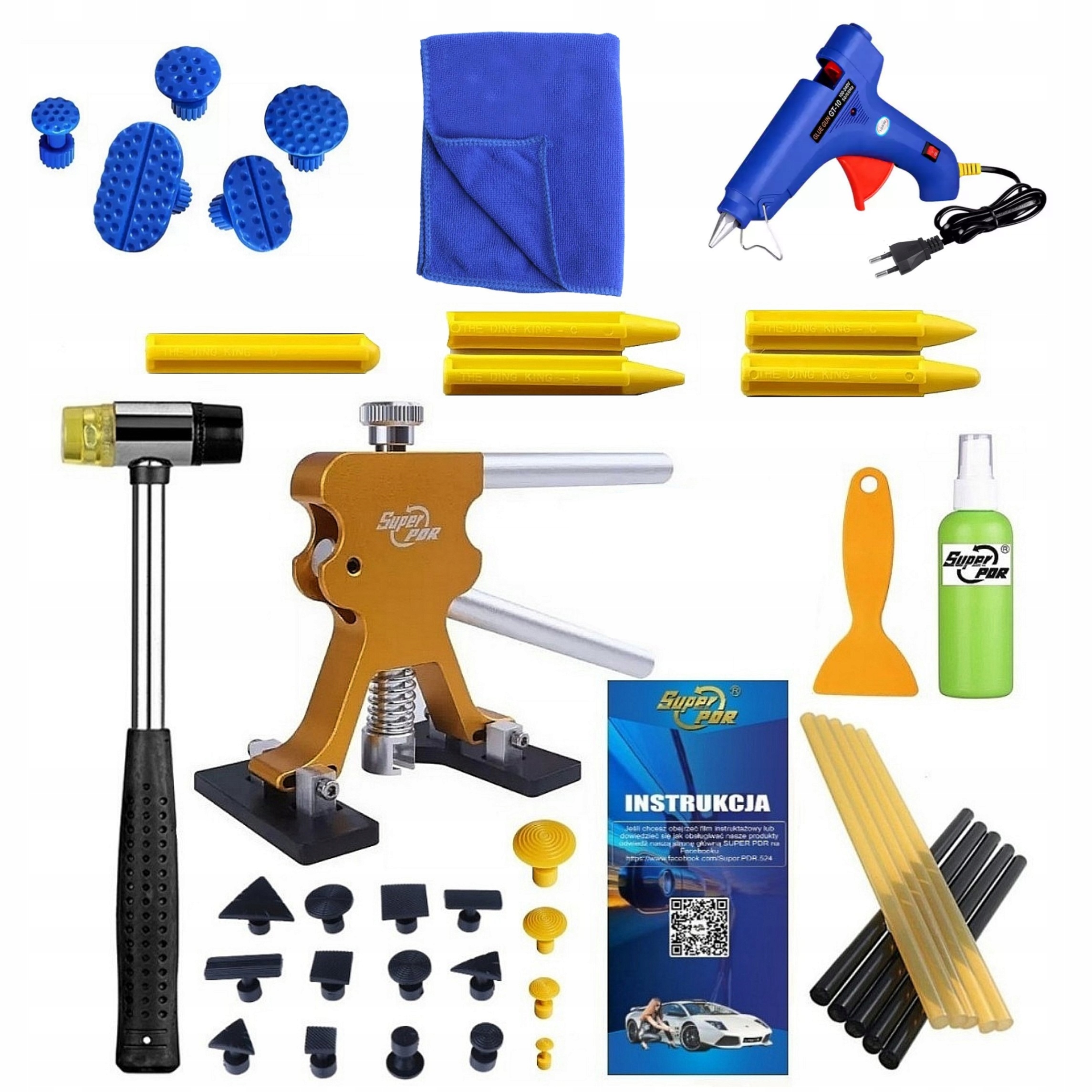 Zestaw do usuwania wgniecen PDR