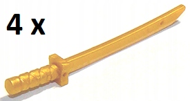 

Lego Pearl Gold Sword Shamshir Katana 21459 4szt