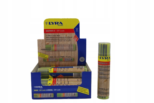 

Lyra wkłady grafitowe do ołówka twardość H 12 szt