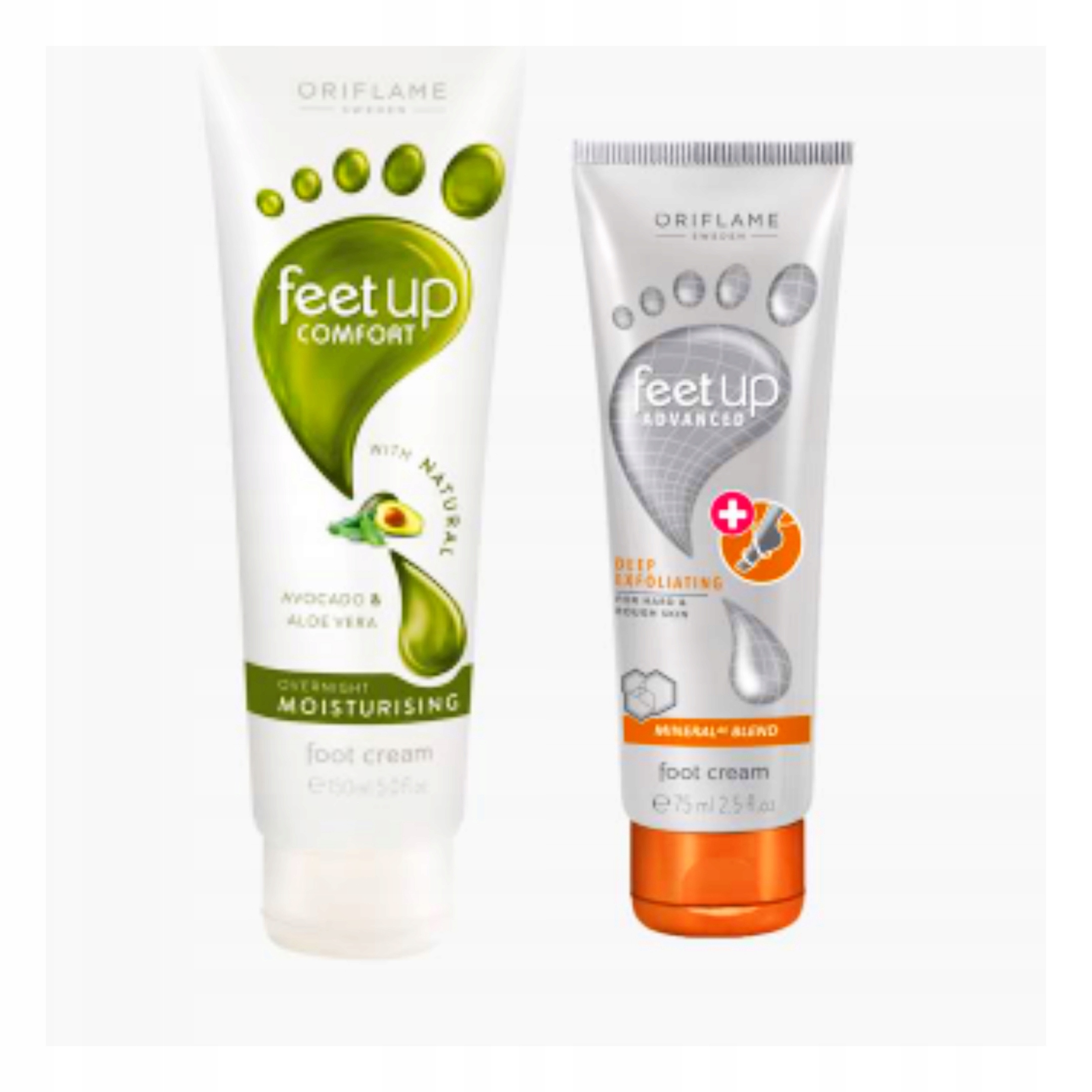 Oriflame Zestaw 2 KREMY DO STÓP FeetUp SCRUB/MASKA