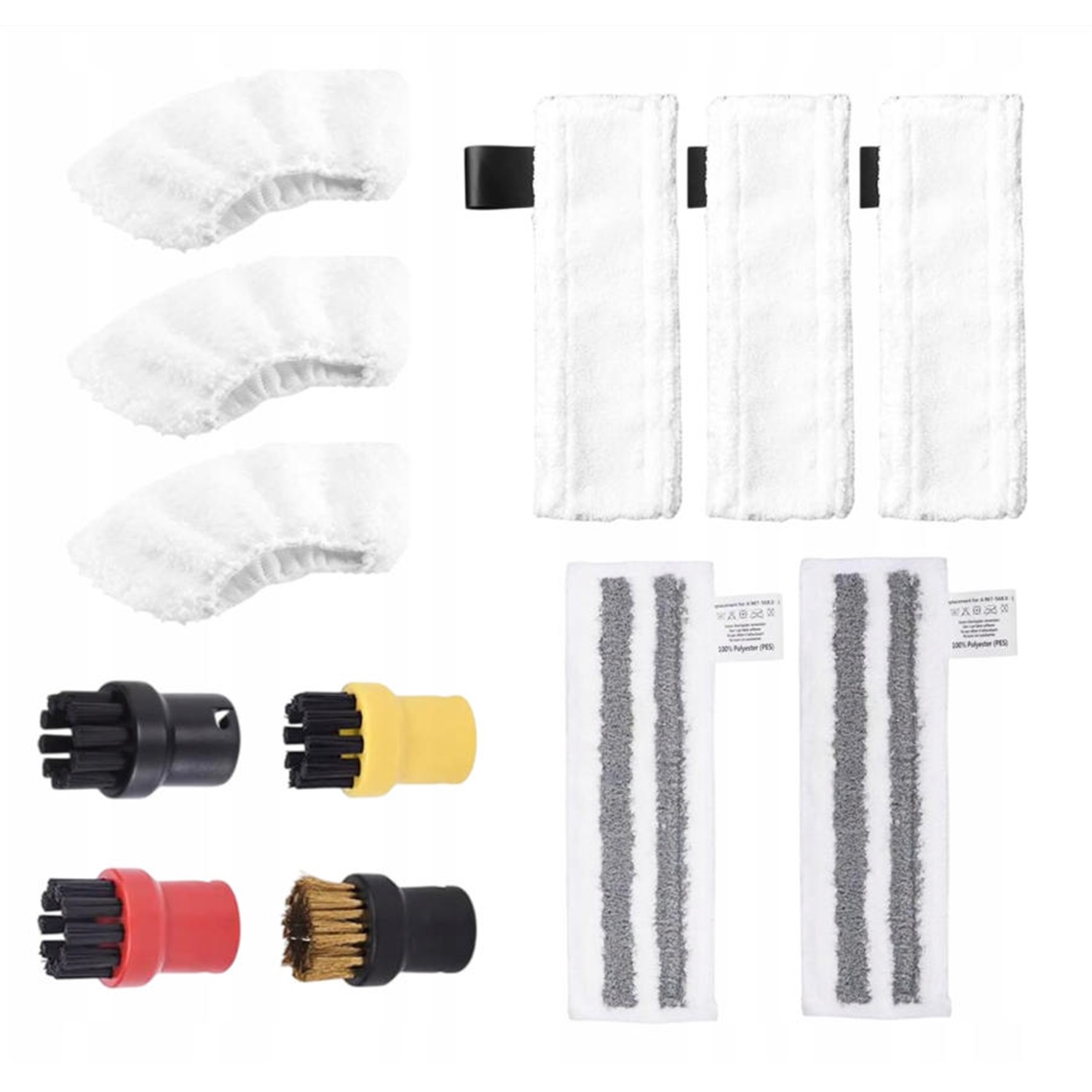 Sada 12 Doplňků Pro Easyfix SC2 SC3 SC4 SC5 Mikrovláknové Kartáče