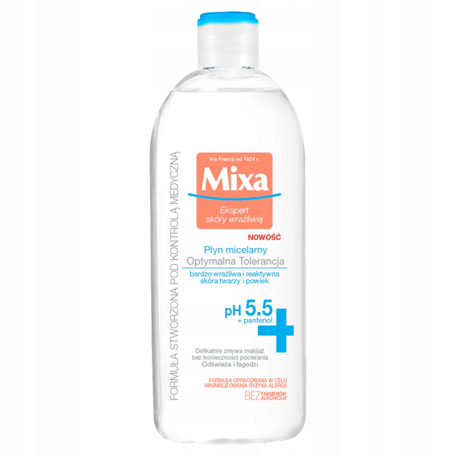 

Mixa Płyn Micelarny Optymalna Tolerancja 400 ML