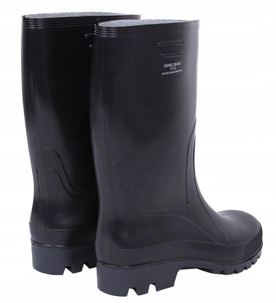 Kalosze Gumiaki Mocne GRAND BLACK Demar Polskie 46 Kolor czarny