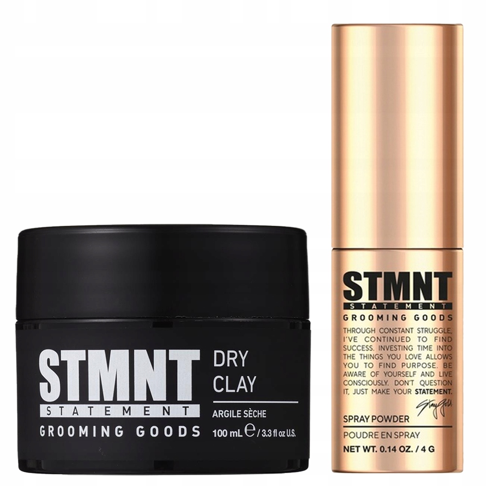 Stmnt pánský set Dry Clay suchá hlína 100 ml pudr sprej na vlasy 4 g