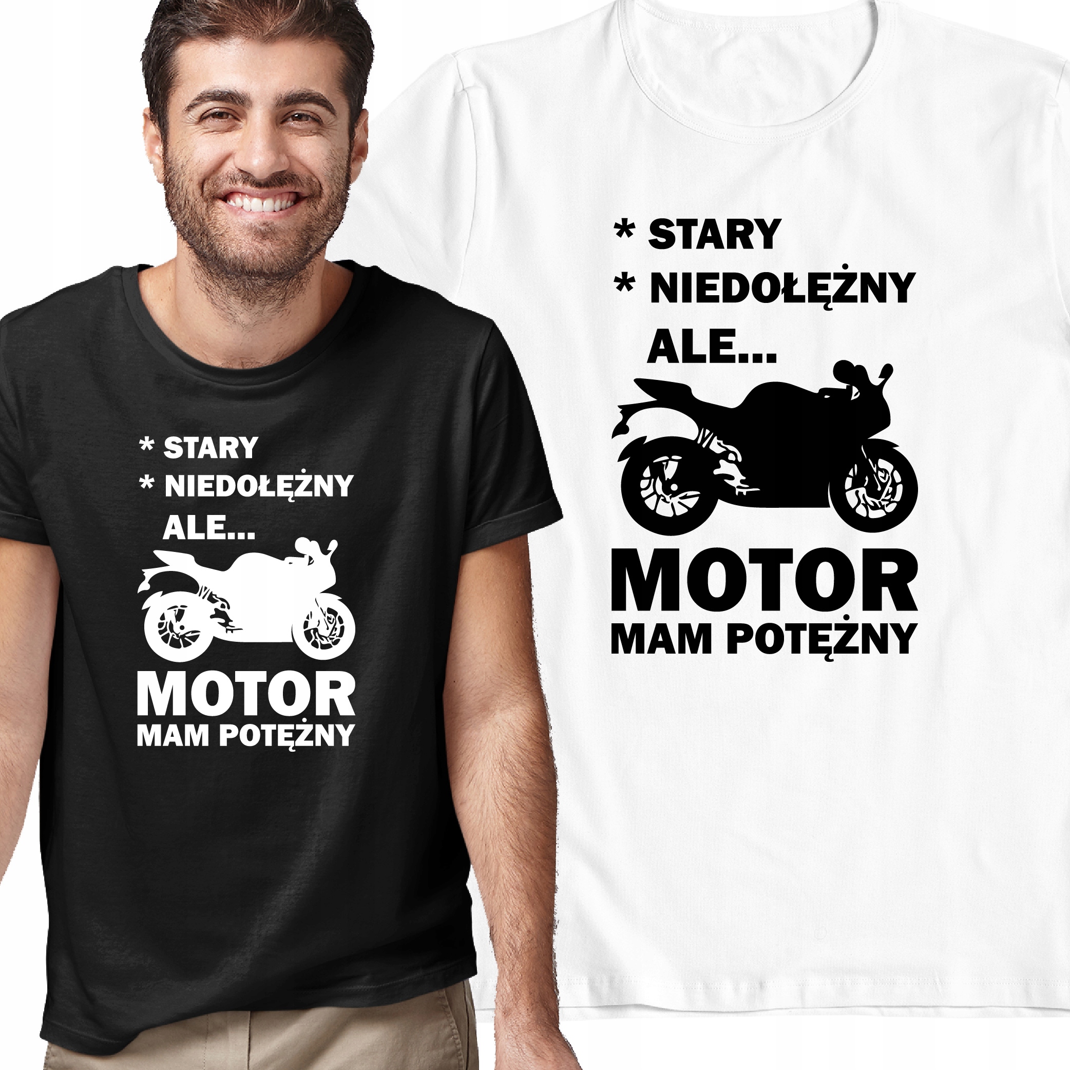 

Koszulka Zabawny Prezent Dla Chłopaka Męża Motor