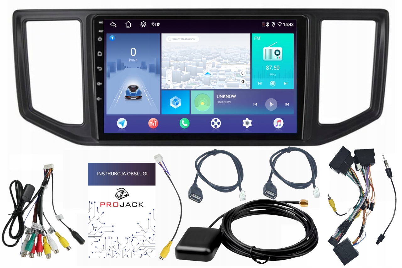 Rádio Navigácia Android Carplay Vw Crafter 2017-2022 4GB 64GB Sim