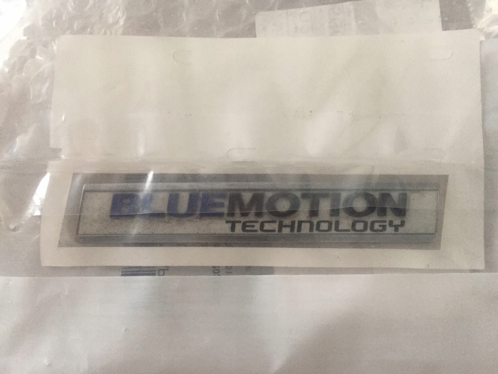 Napis emblemat klapy VW BLUEMOTION TECHNOLOGY