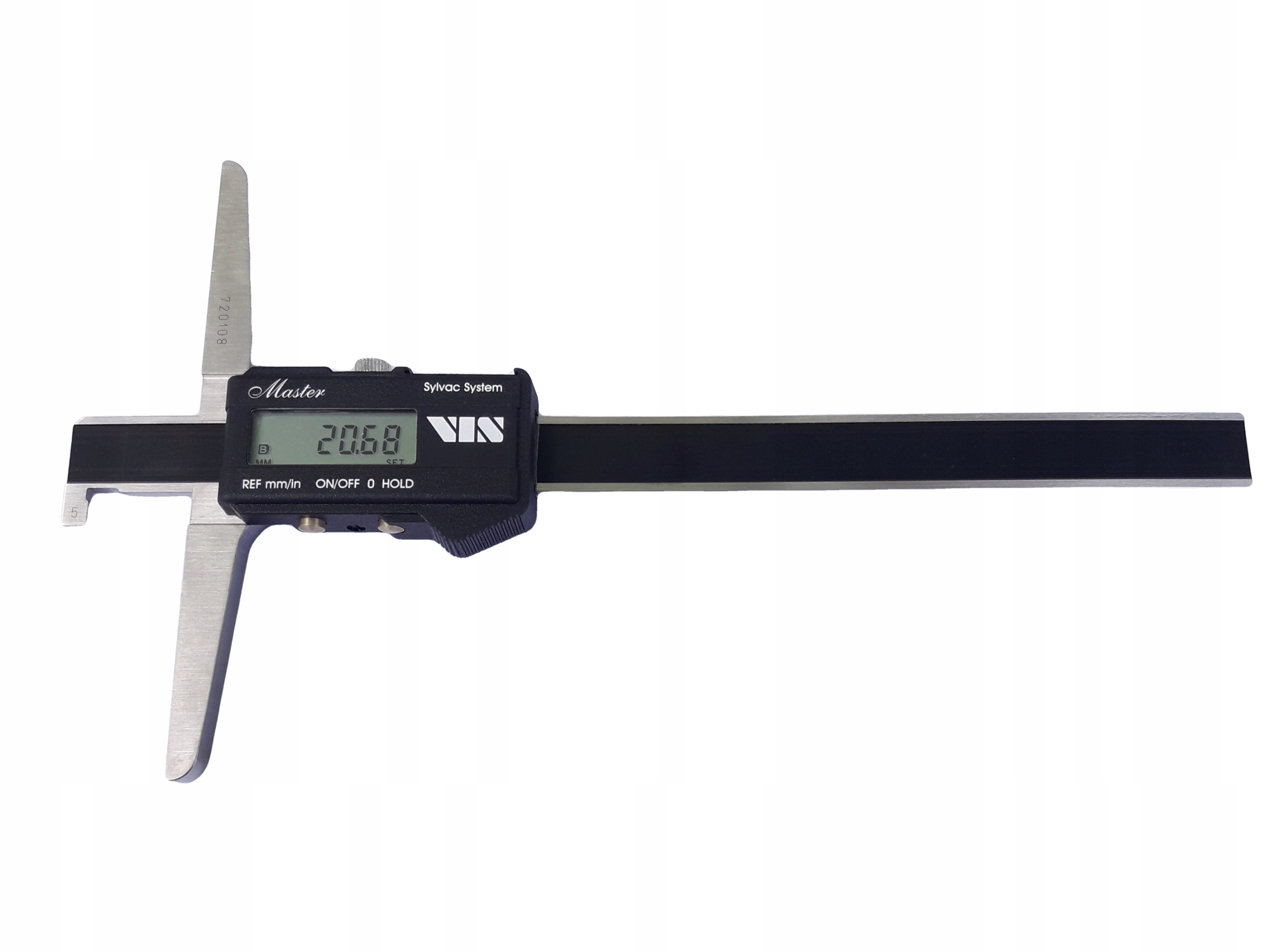 GŁĘBOKOŚCIOMIERZ ELEKTRONICZNY MAGFe 200 mm, VIS