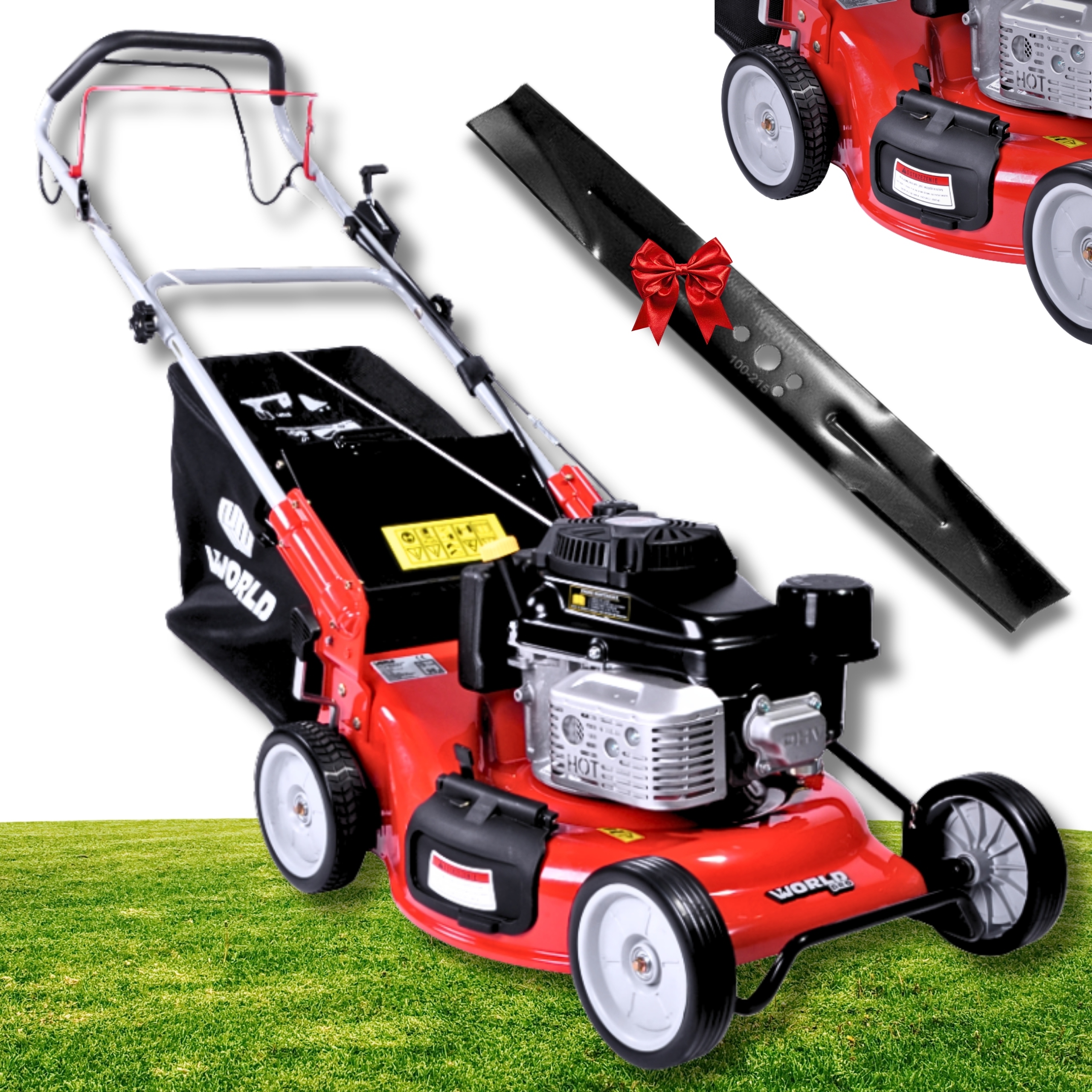 Kosiarka Spalinowa World GRK530S Pro Kawasaki FJ180V Kai Pompa Oleju Nóż