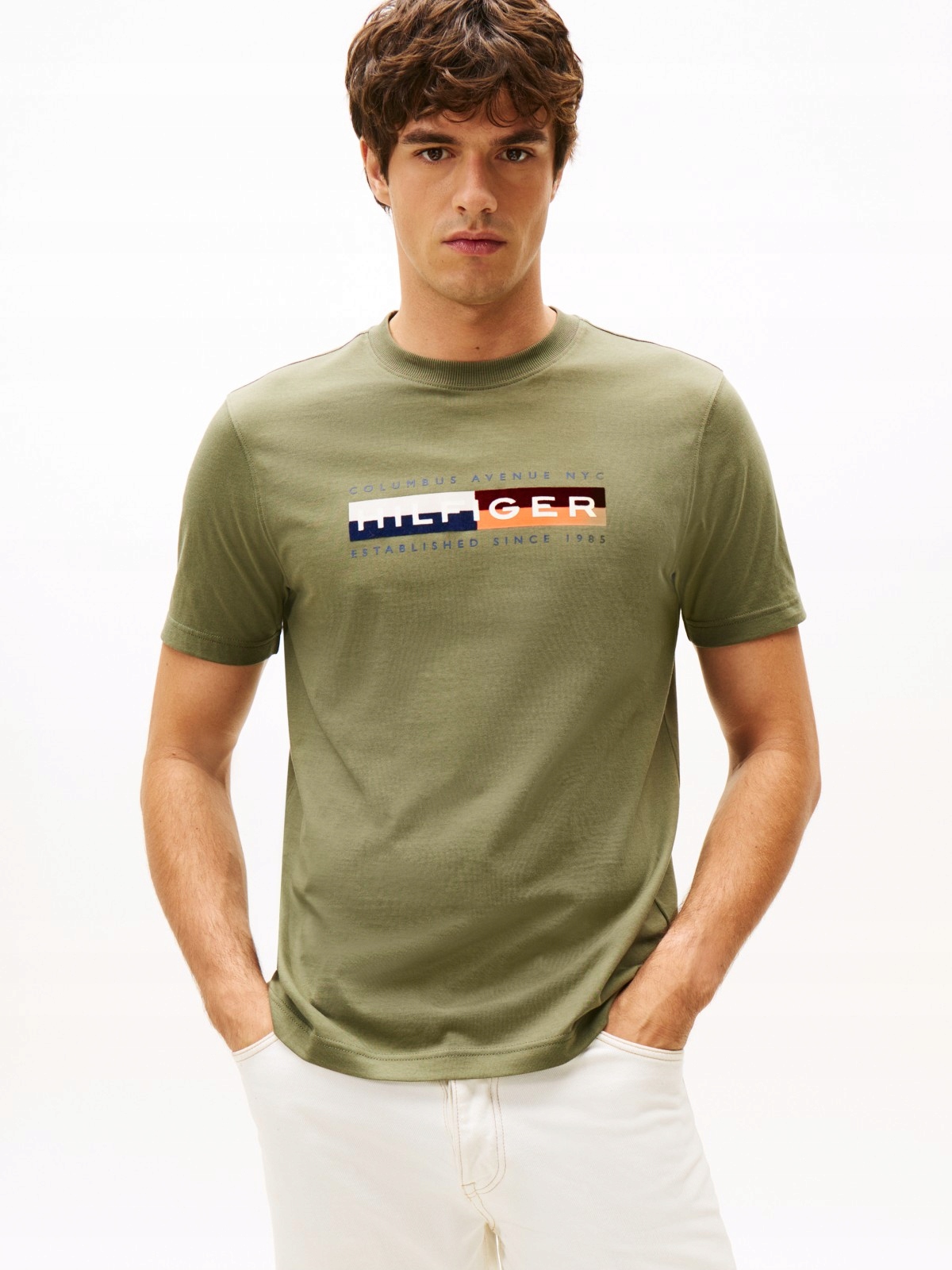 Pánské triko Tommy Hilfiger Colour Block Graphic Tee