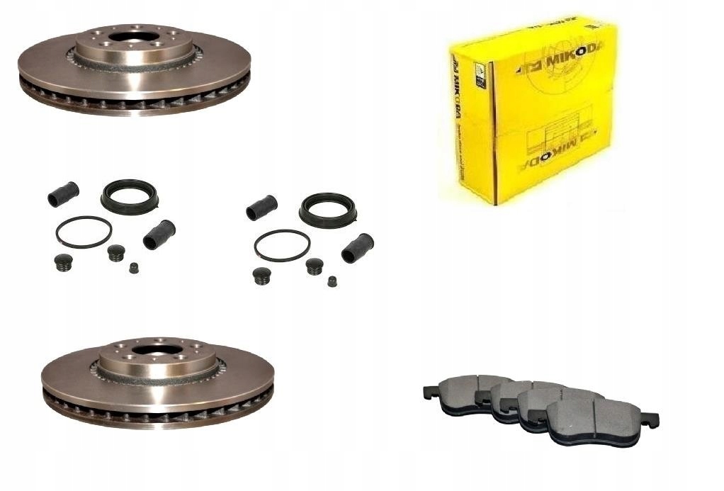 Kotouče Reperaturní Kostky Volvo S60 S80 V70 XC70 2000-2010 Přední Sada 305 MM