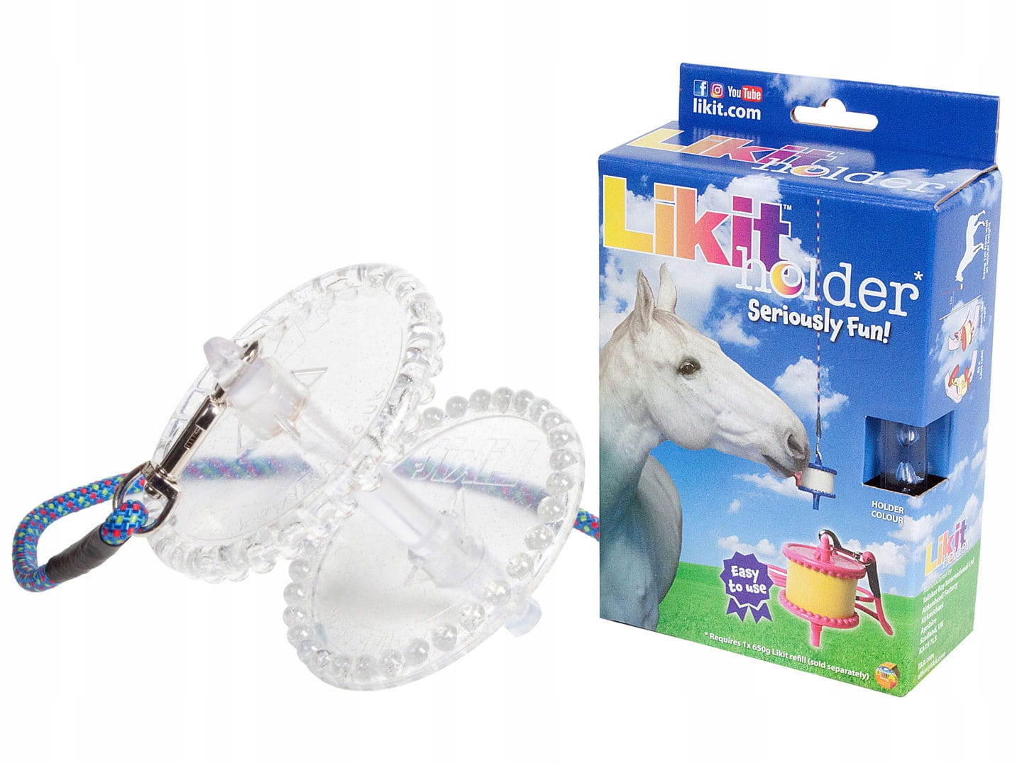 Likit Uchwyt do lizawki Likit Holder transparentny