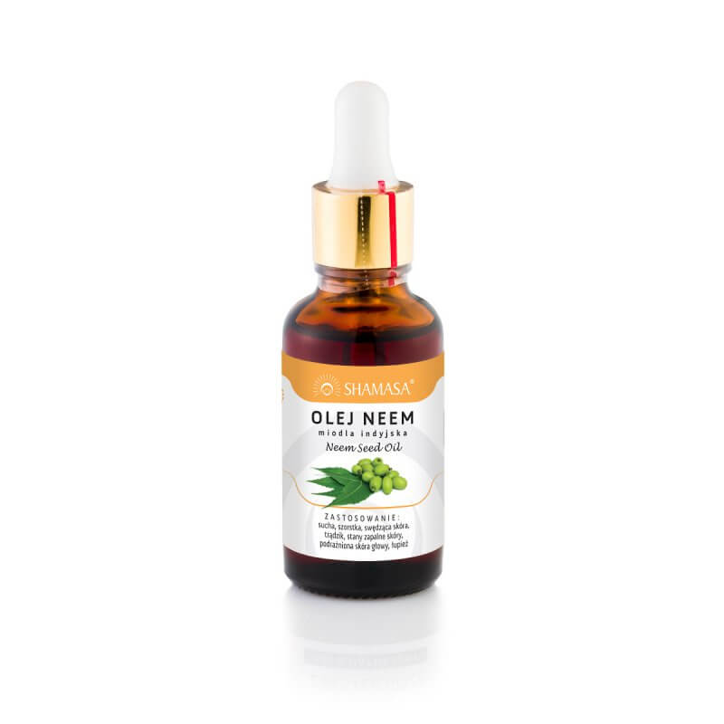 

Naturalny olej neem problemy skórne 30 ml Shamasa