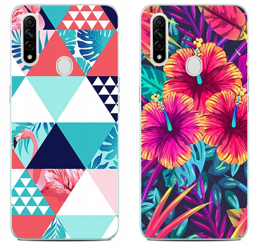

2 x Etui Silikon Foto Do Oppo A31 2020 Szkło