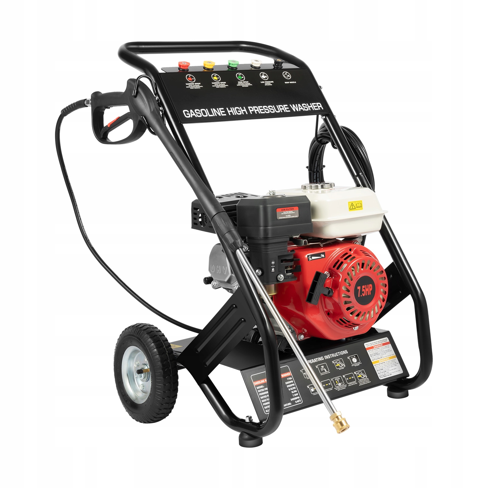 Čisticí Stroj Na Petrol S Vysokým Tlakem 3400 Ot./min 92# Nebo 95# 56*50*81CM