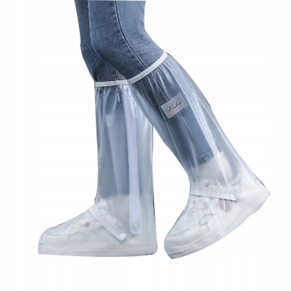 PRZECIWDESZCZOWE NAKŁADKI NA BUTY OCHRANIACZE WODOODPORNE CZARNY XL Marka inna