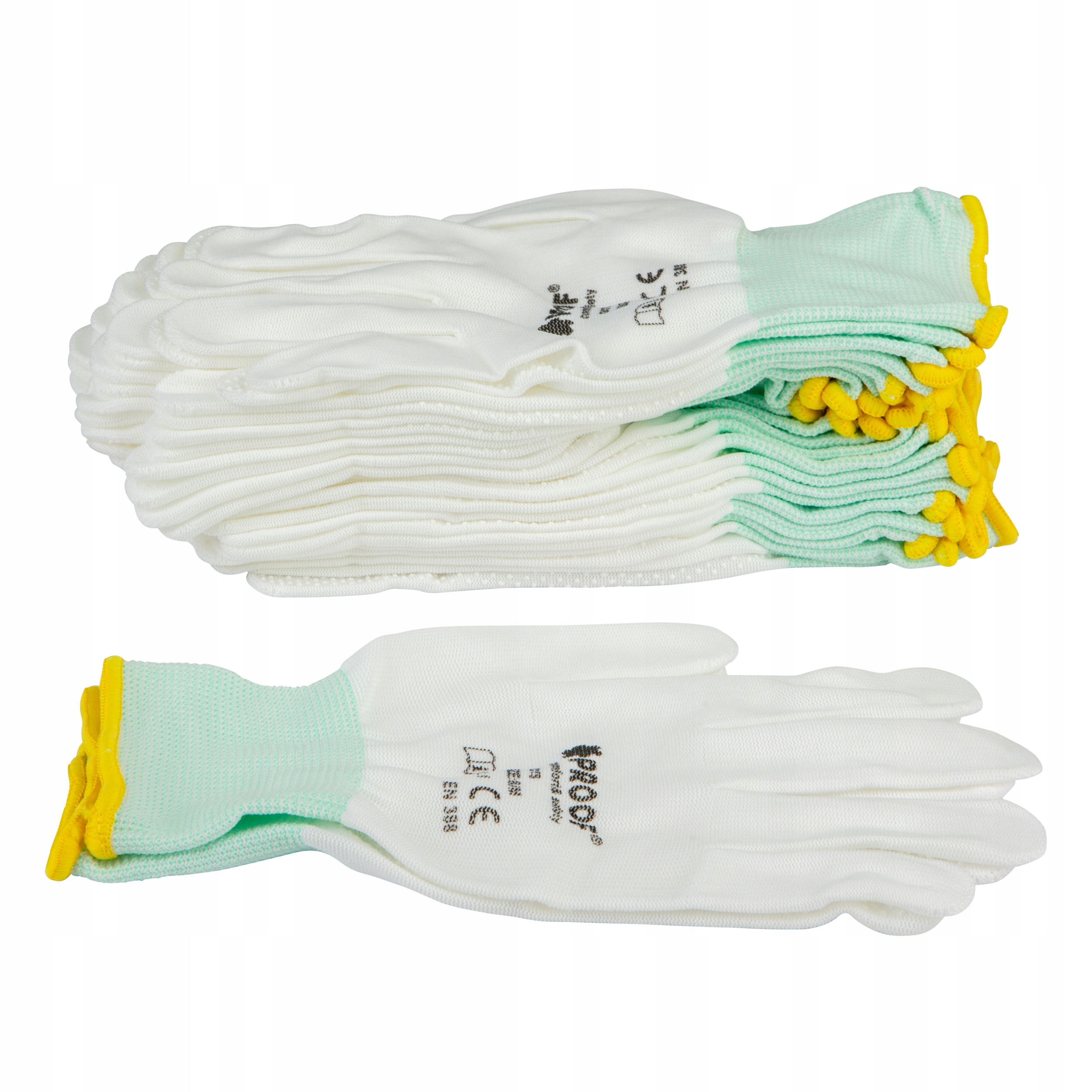 RĘKAWICE RĘKAWICZKI OCHRONNE ROBOCZE BHP BUDOWLANE NAKRAPIANE PROOF ROZ. 7 Marka bez marki