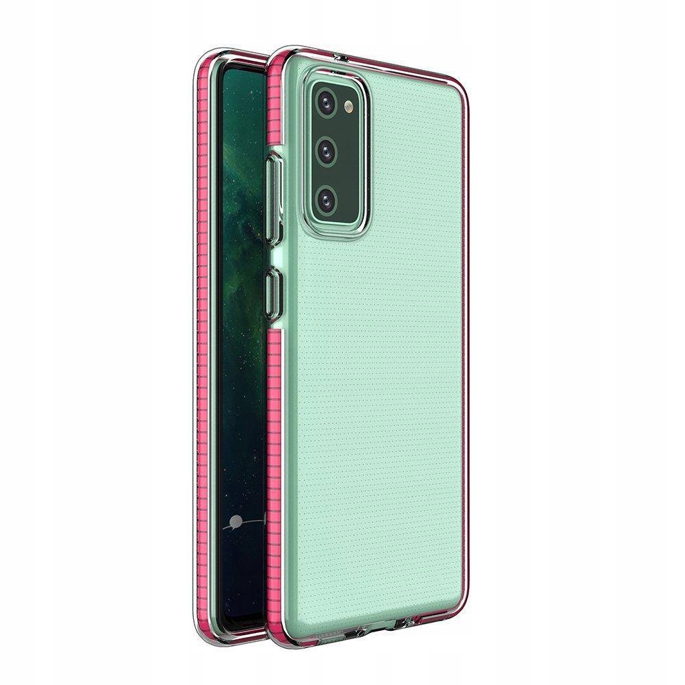 Spring Case pokrowiec żelowe etui z kolorową ramką do Samsung Galaxy A72 4G