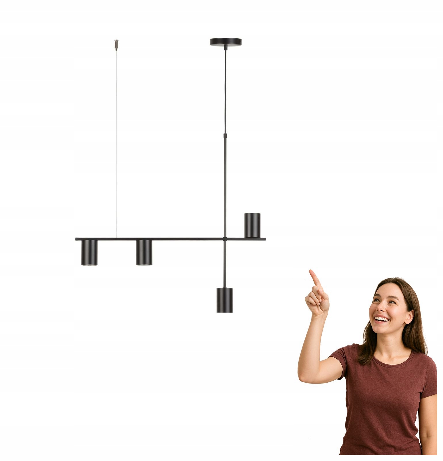 Závesná lampa Vendo 4 33689 Sigma Lighting