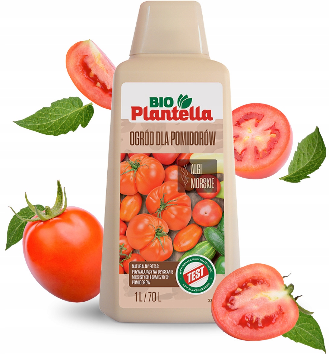 NAWÓZ ORGANICZNY DO POMIDORÓW OGÓRKÓW WARZYW W PŁYNIE BIO PLANTELLA 1L