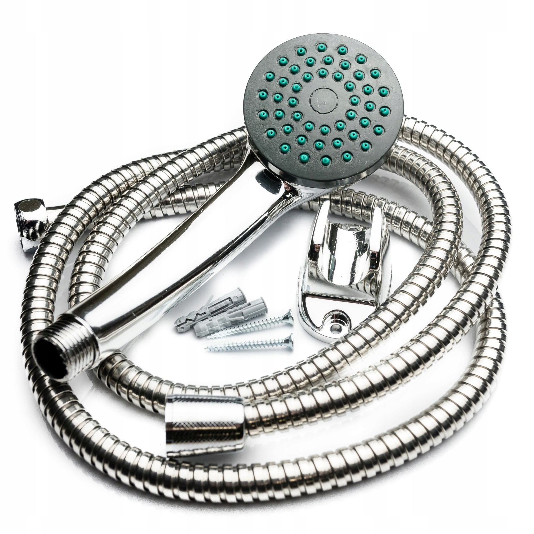 НАБОР для душа телефонная ТРУБКА 1F СТАЛЬНОЙ ШЛАНГ 150 см