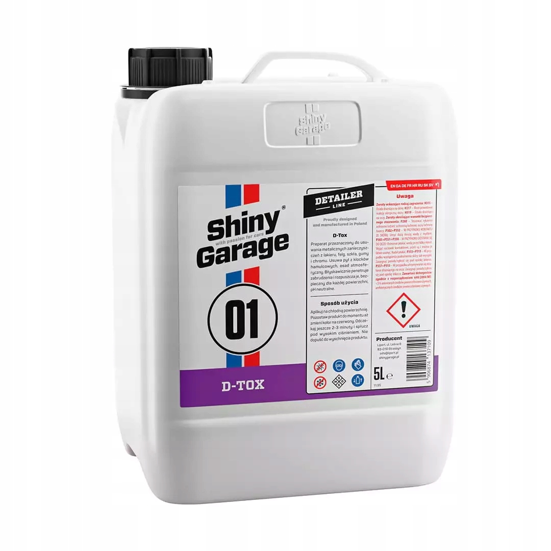 

Shiny Garage D-Tox Iron & Fallout Remover 5L