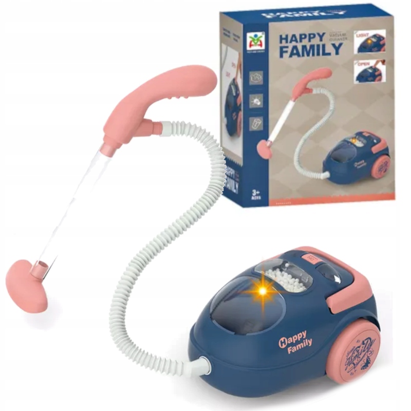 ODKURZACZ DLA DZIECI DZIECKA ZABAWKA LED NA BATERIE ZABAWKOWY DZIECIĘCY