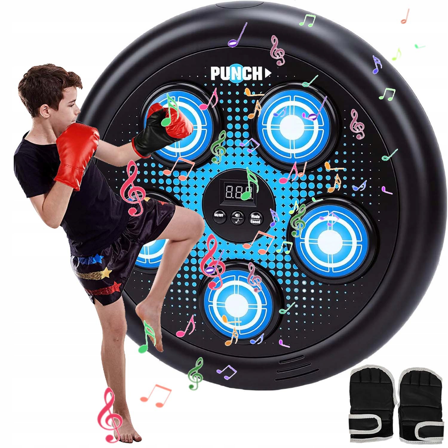Music Boxing Machine Hudební Boxovací Stroj Boxovací Stěna Rukavice